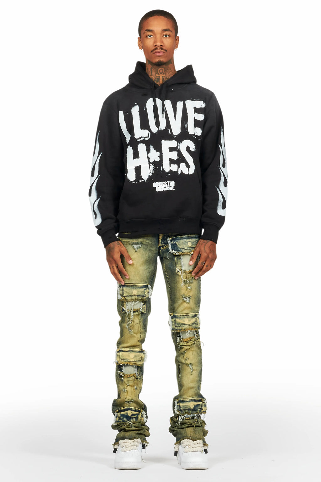 Banyan Black Graphic Hoodie