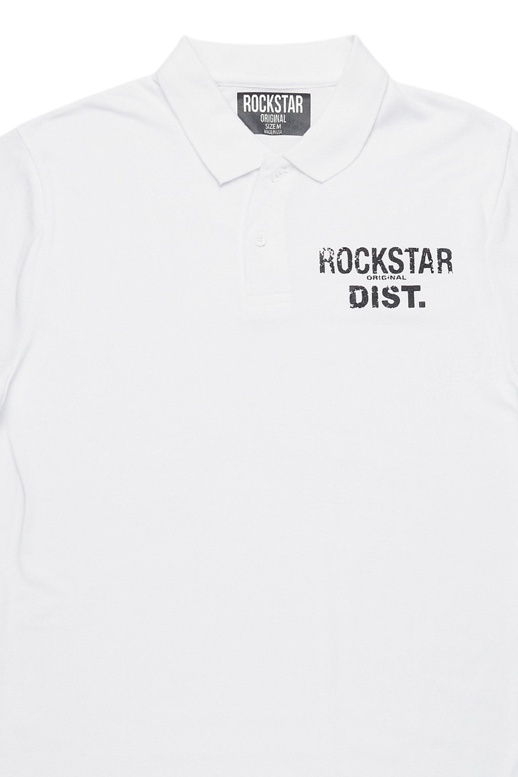 Flynn White/Black Polo Shirt