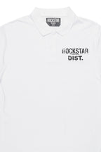 Flynn White/Black Polo Shirt