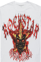 Kalvin White Oversized Graphic T-Shirt