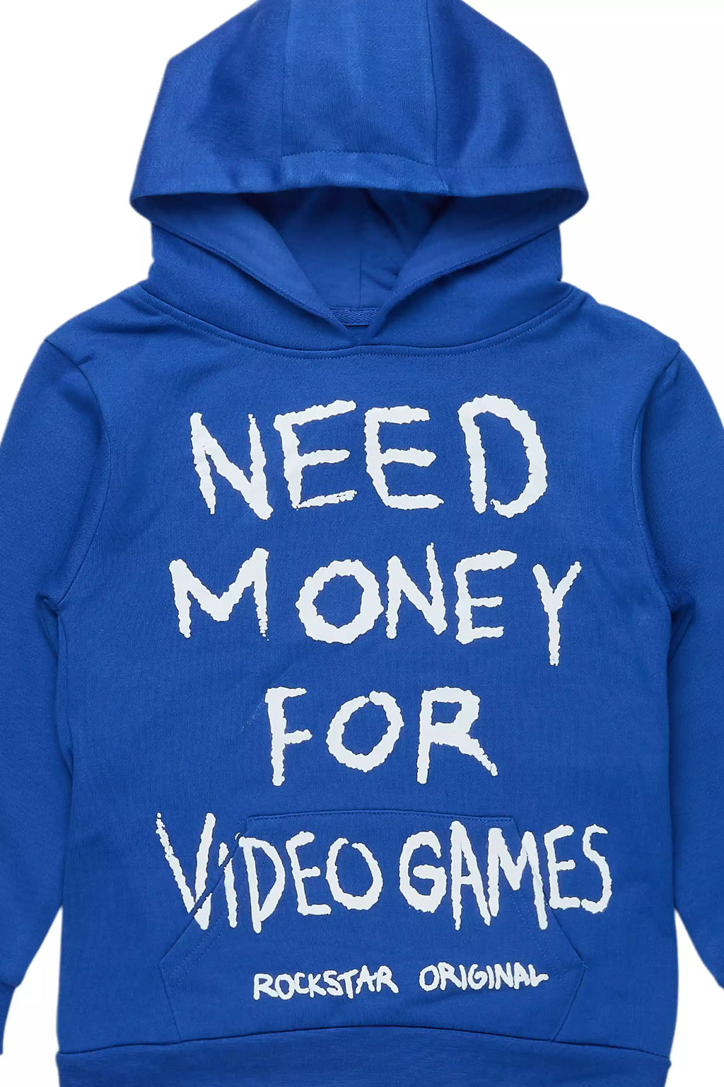Boys M4 Video Games Royal Blue/White Graphic Hoodie