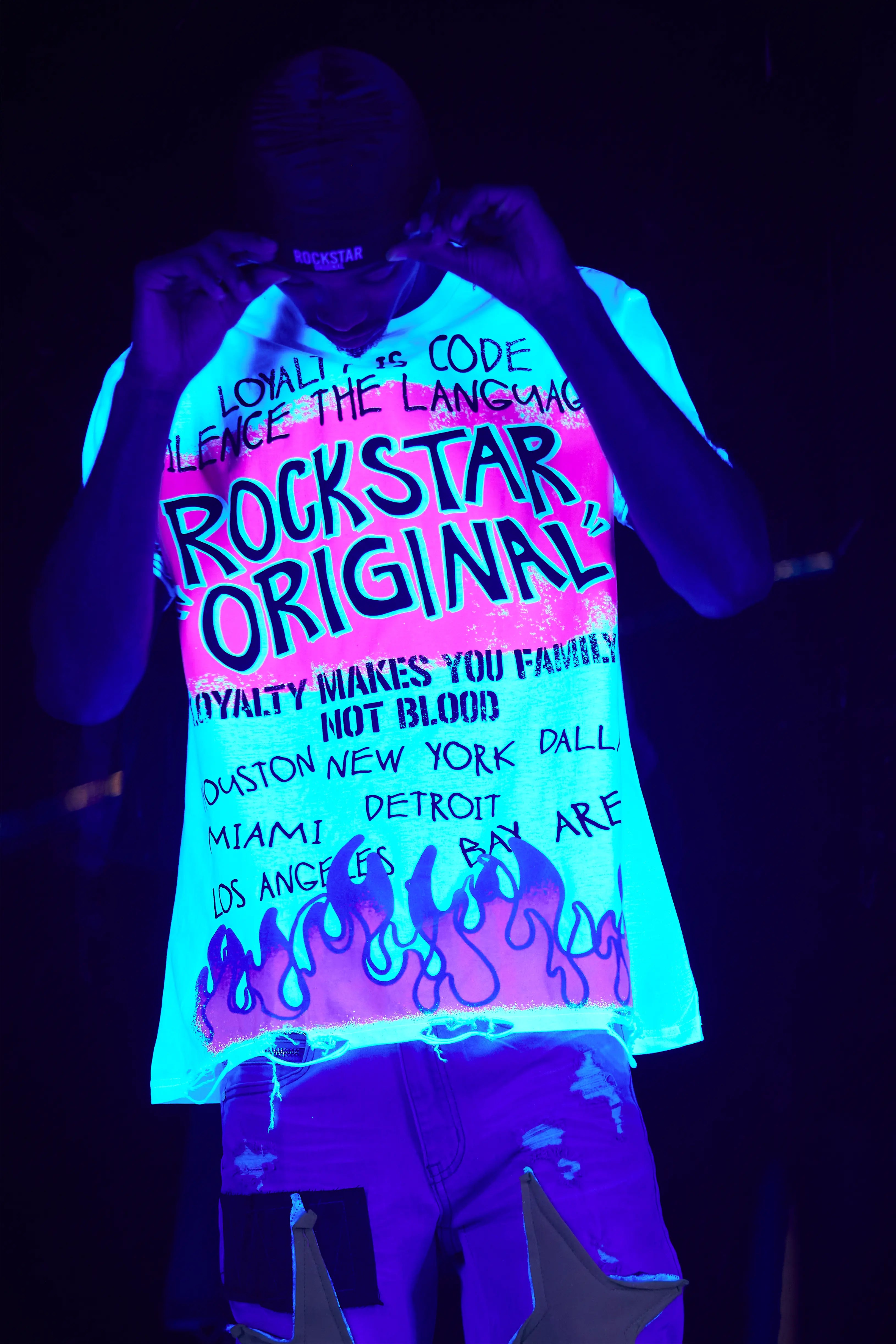 Beno White Oversized Graphic T-Shirt