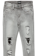 Girls Hadia Grey Ripped Skinny Jean