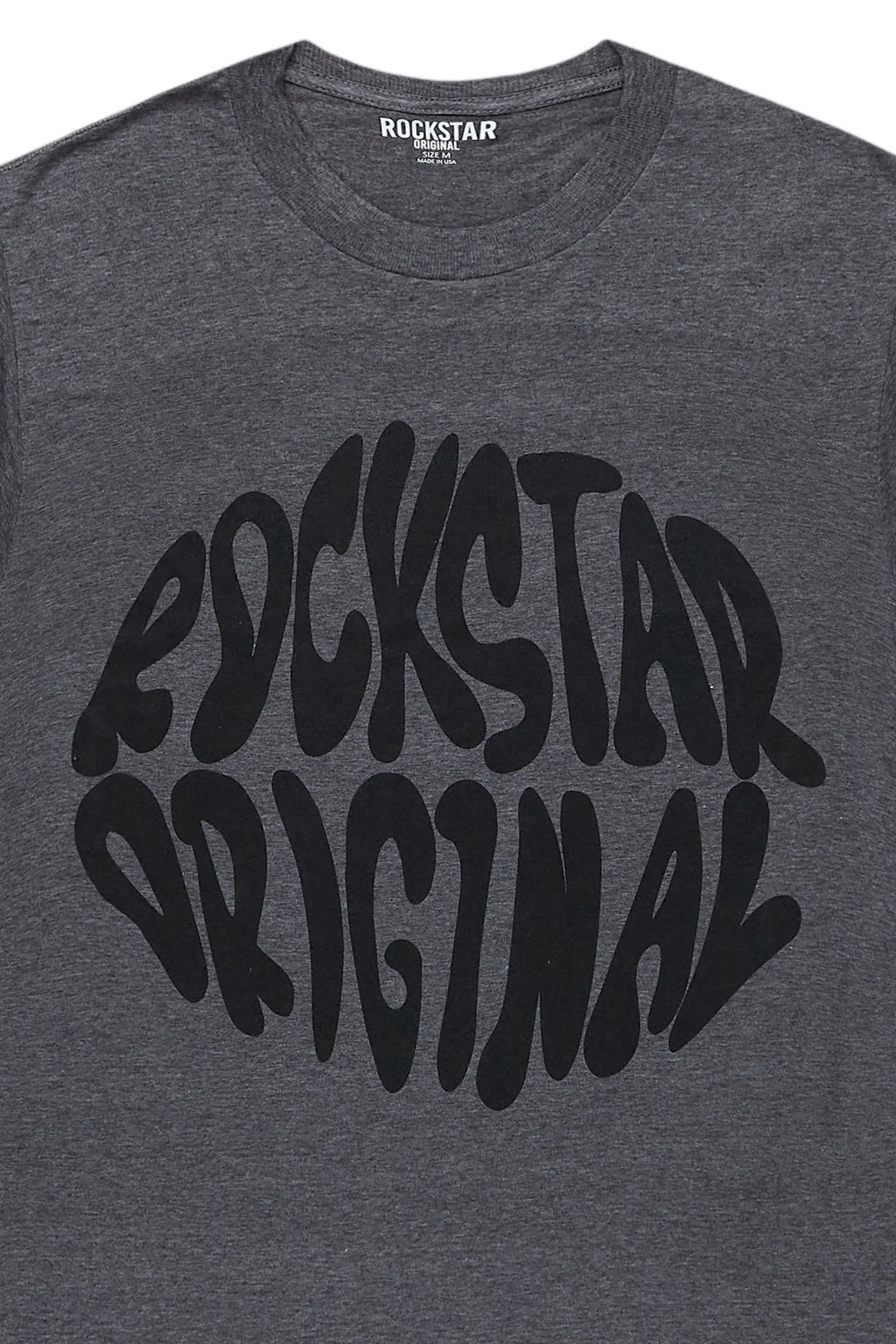 Thierry Heather Charcoal Graphic T-Shirt