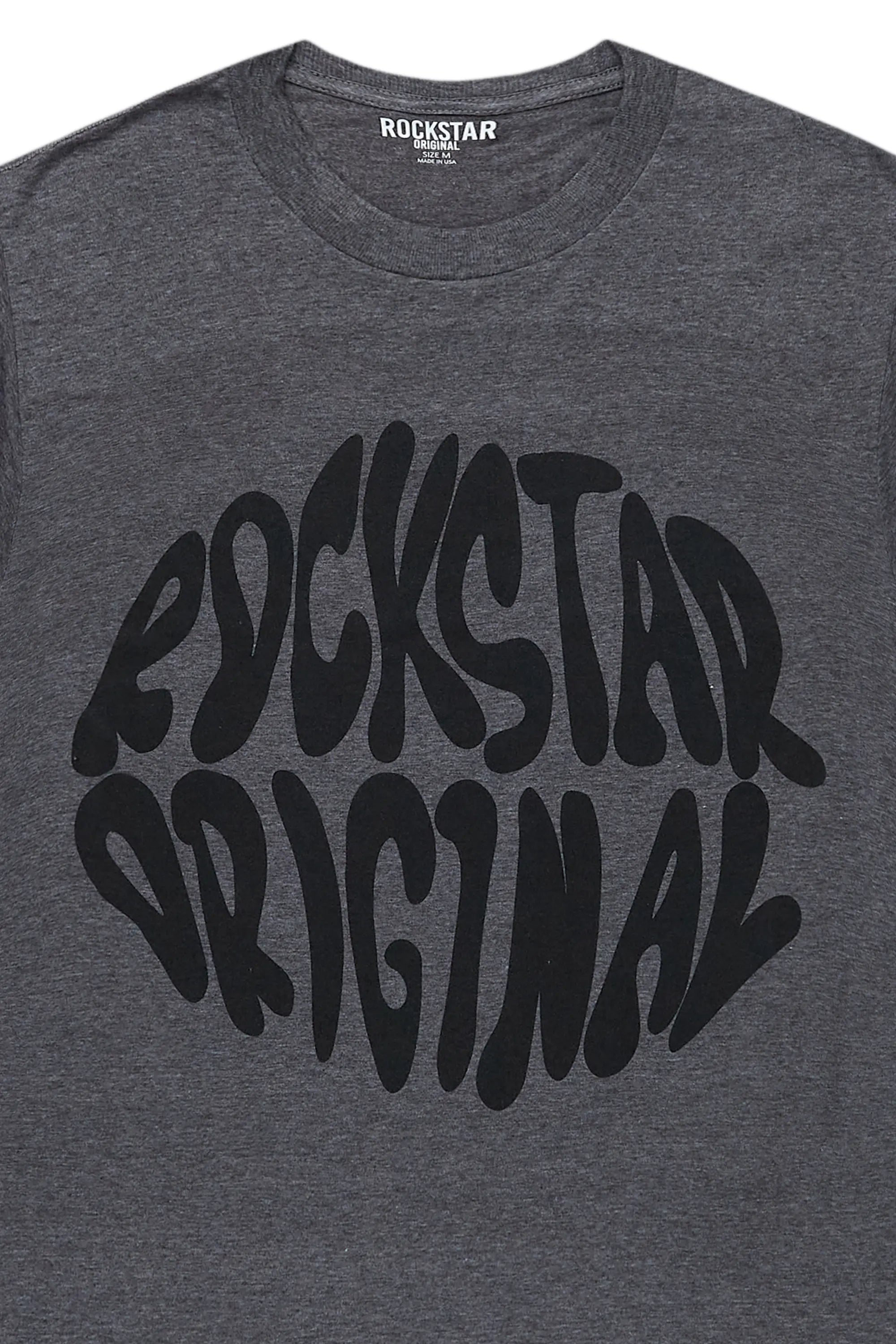 Thierry Heather Charcoal Graphic T-Shirt