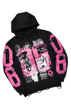 Grill Black/Pink Hoodie/Stacked Flare Jean Bundle