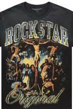 Waller Black Oversized Graphic T-Shirt