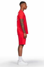 Lake Red T-Shirt/Short Set