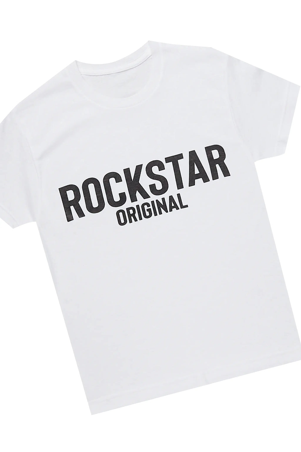 Boys Sana White/Black T-Shirt Cargo Short Set