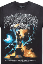 Liberta Black/Multi Oversized Graphic T-Shirt