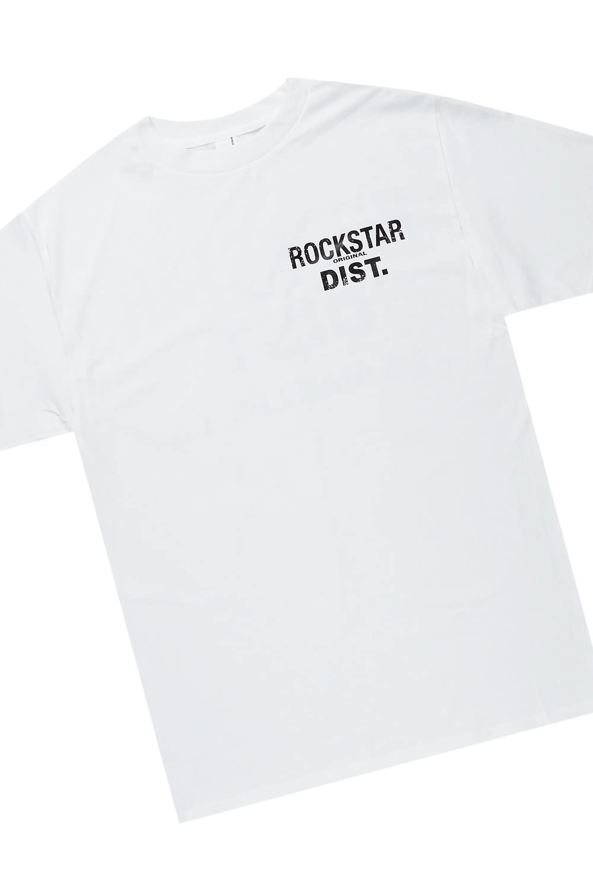 Boys Buck 3.0 White/Beige T-Shirt Short Set