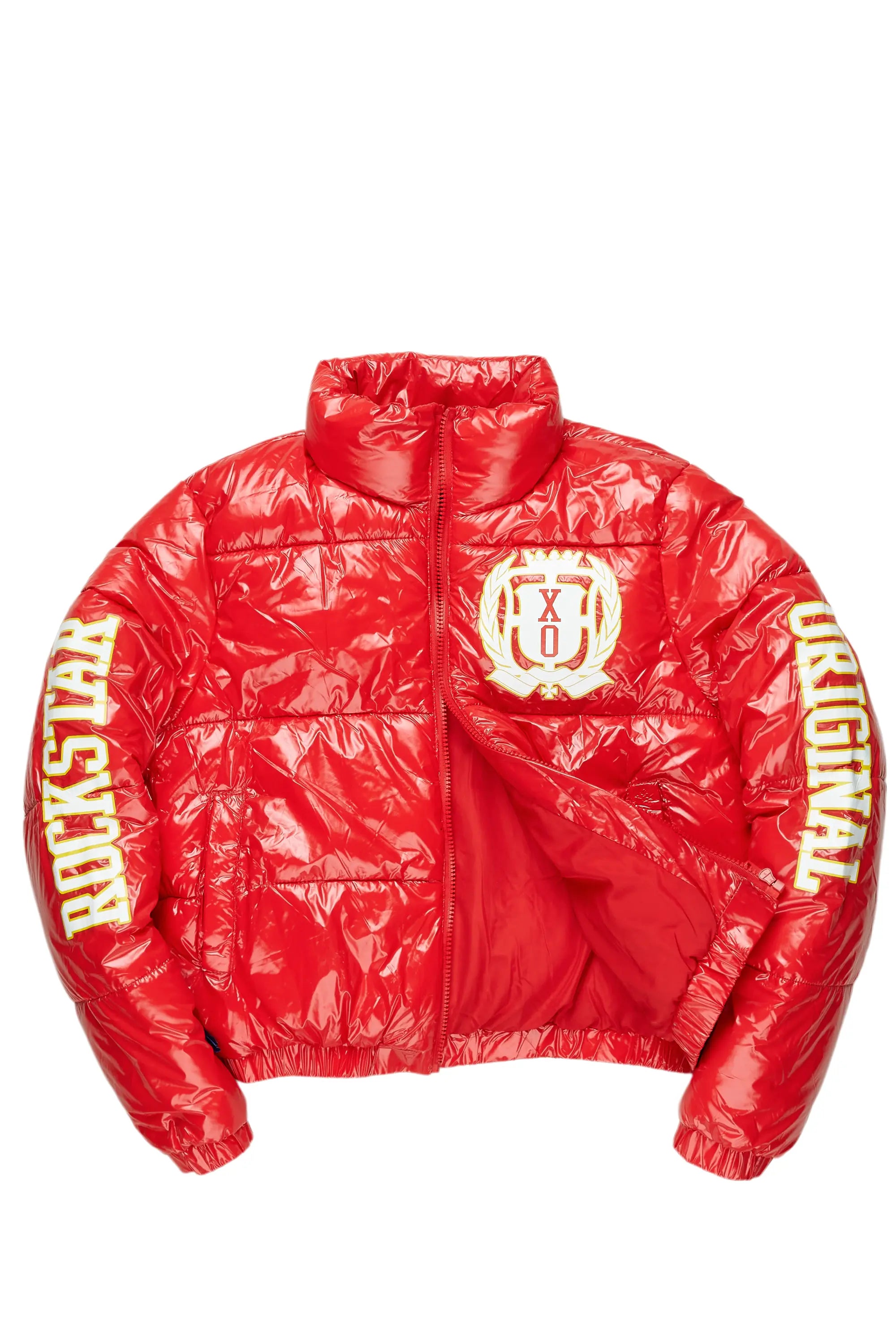 Jaclyn Red Puffer Jacket