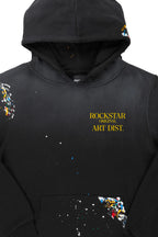 Rockstar Art Dist. Black Graphic Hoodie