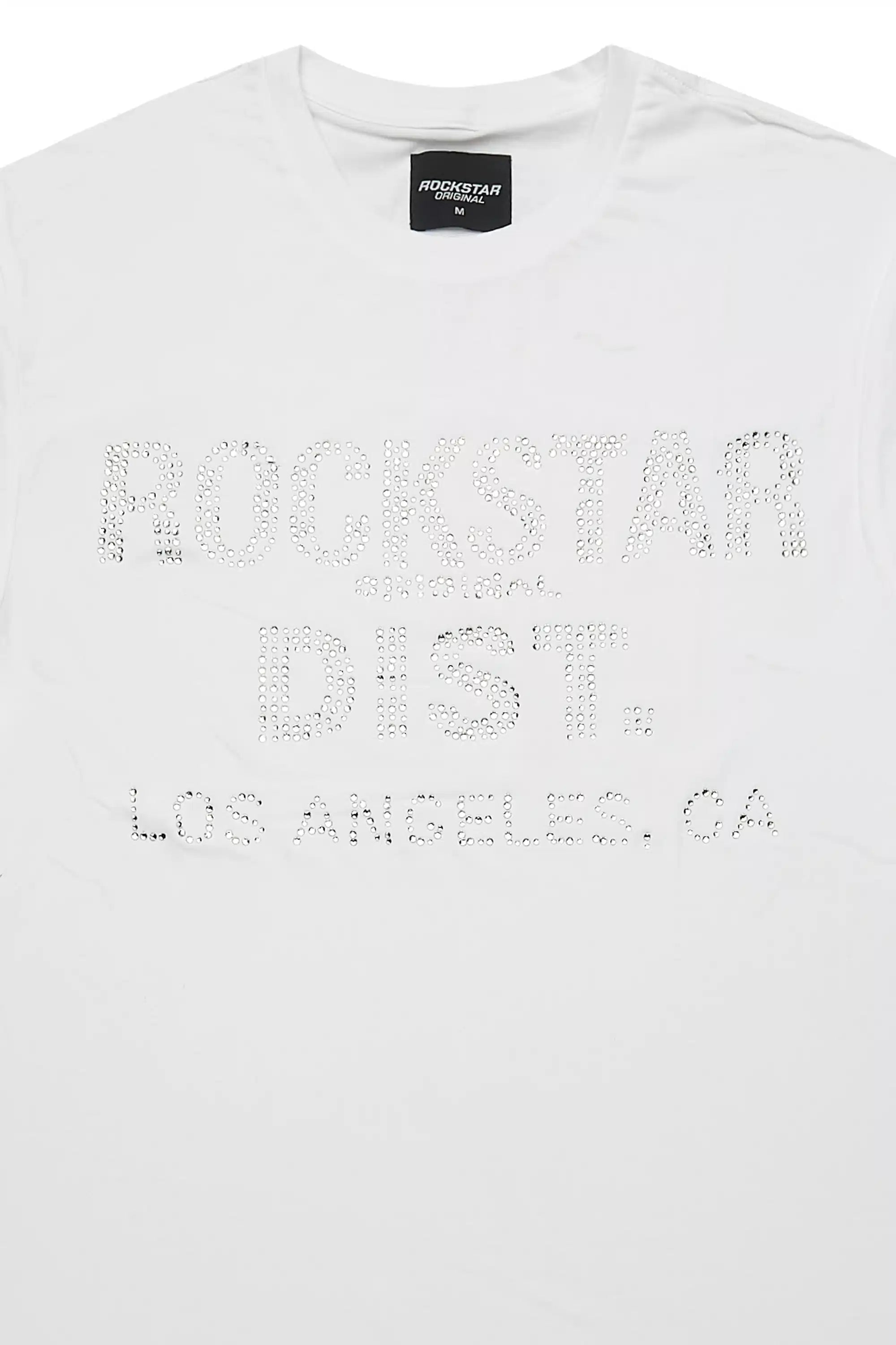 Lake White Rhinestone T-Shirt