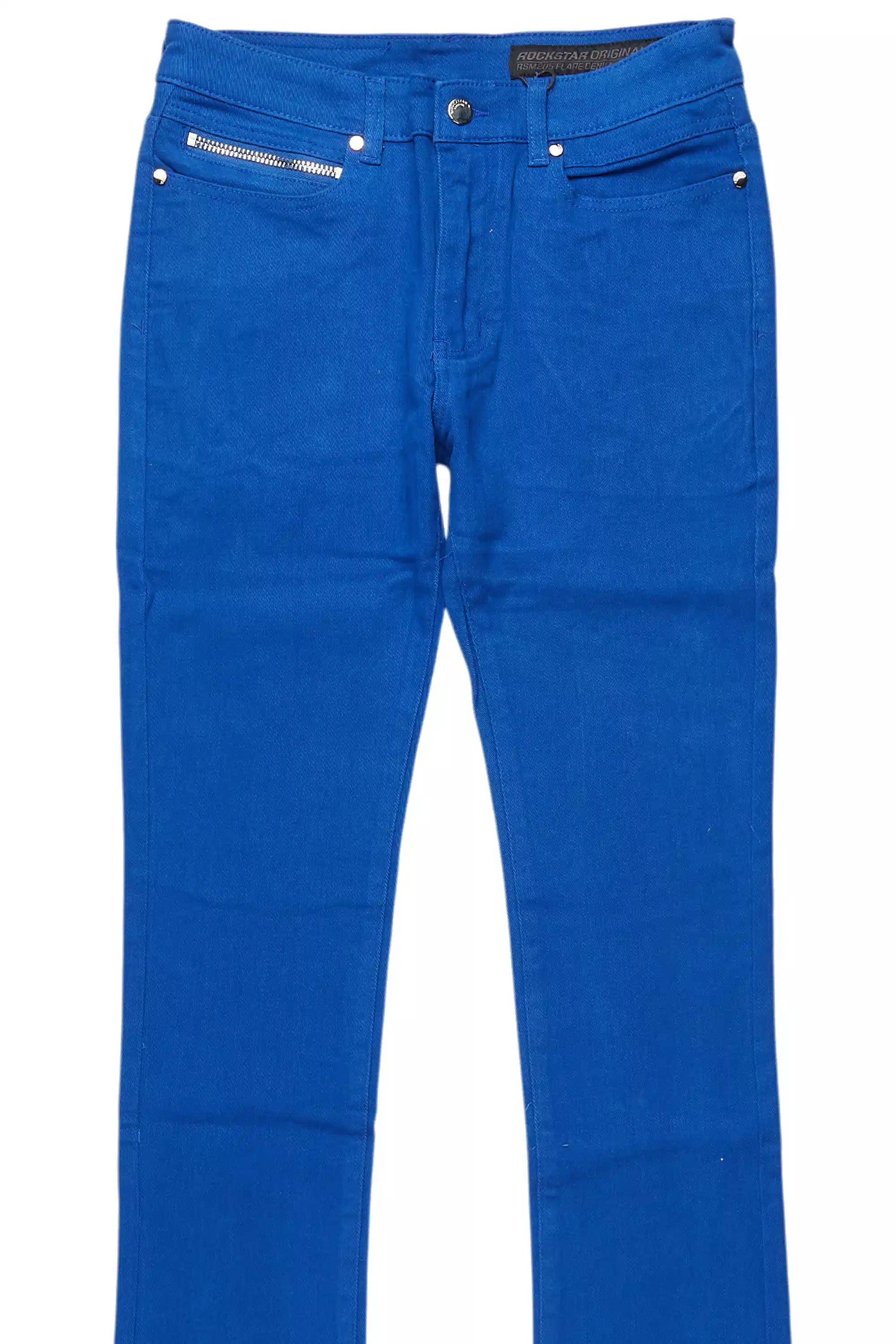 Dag Royal Blue Stacked Flare Jean
