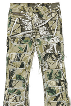Boys Shake Camo Stacked Flare Jean