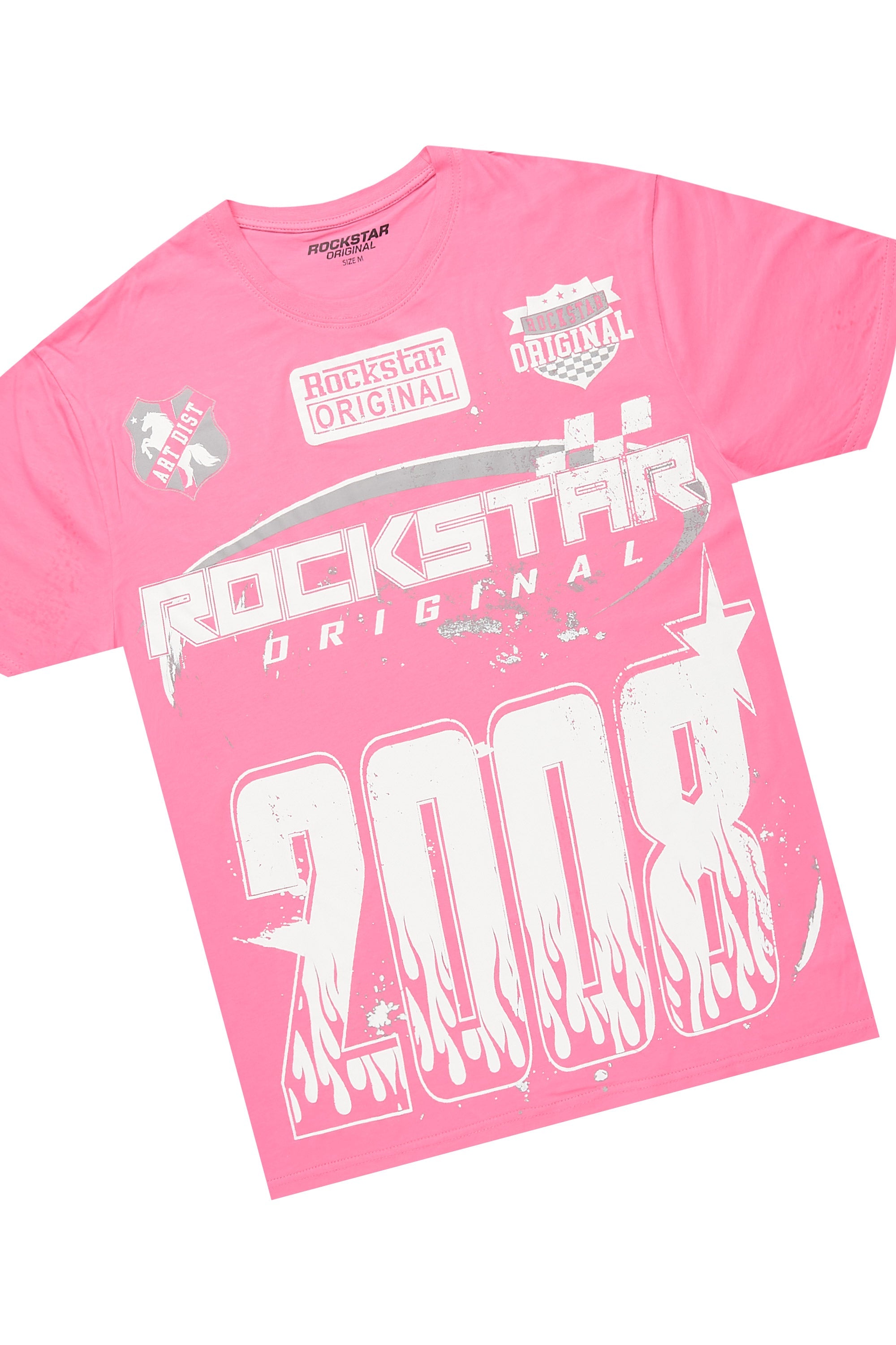 Esha Pink T-Shirt Trackset