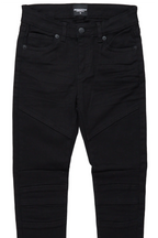 Girls Hale Black Biker Skinny Jean