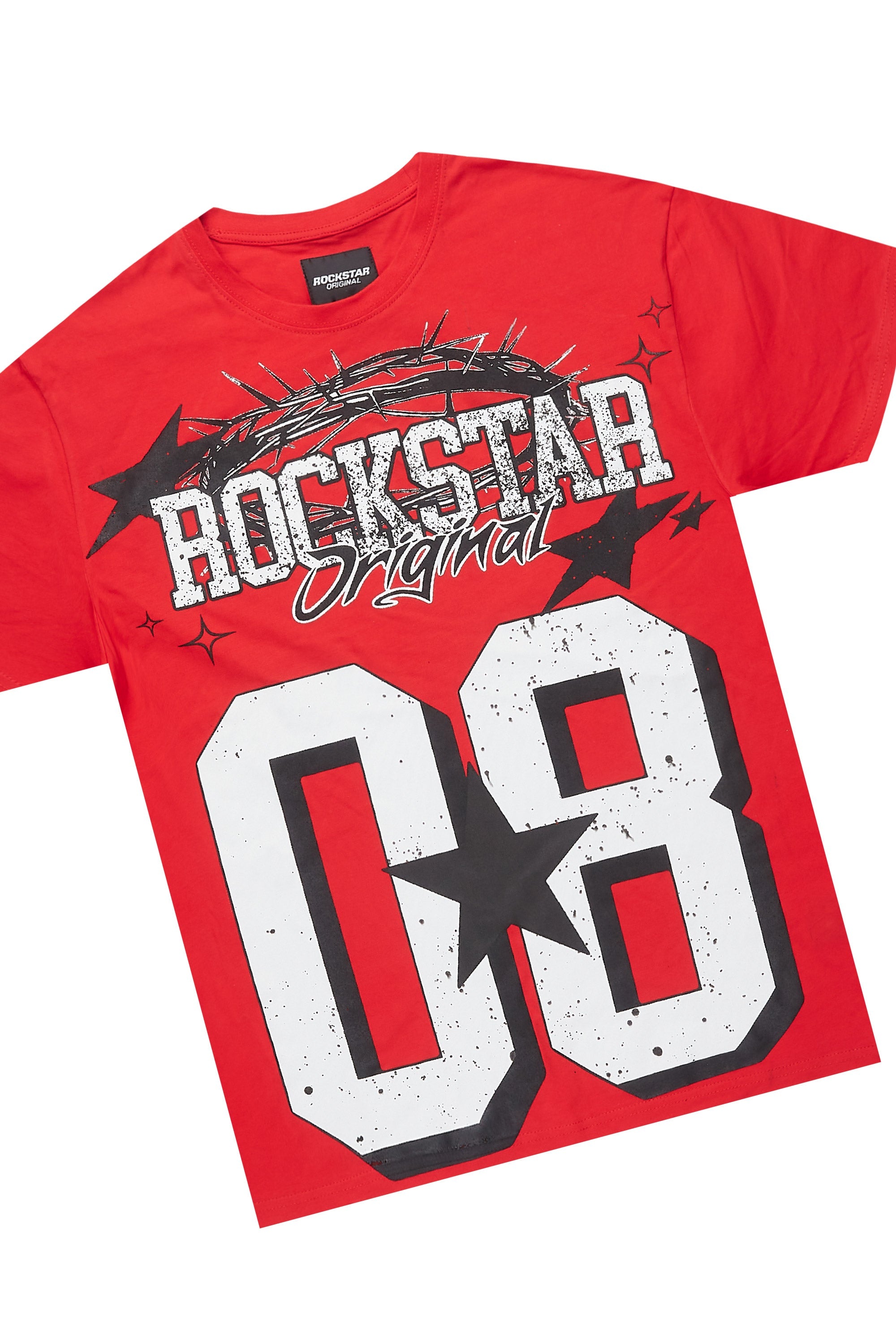 AllStar Red/White T-Shirt Cargo Short Set