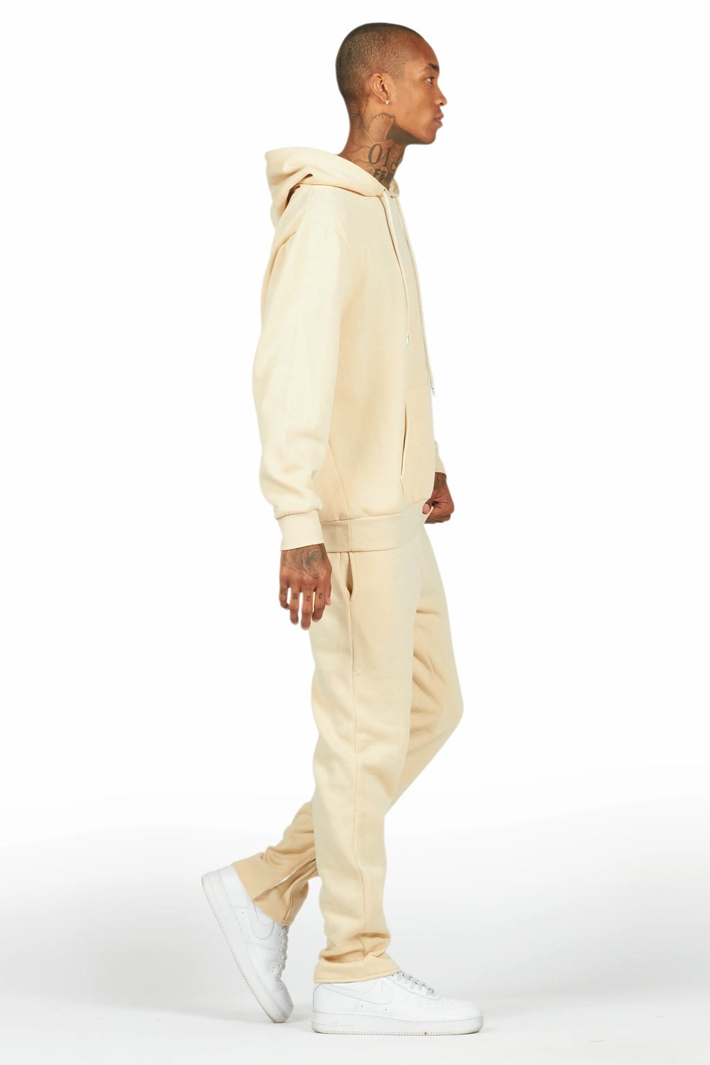Briggs Beige Hoodie/Slim Fit Track Set