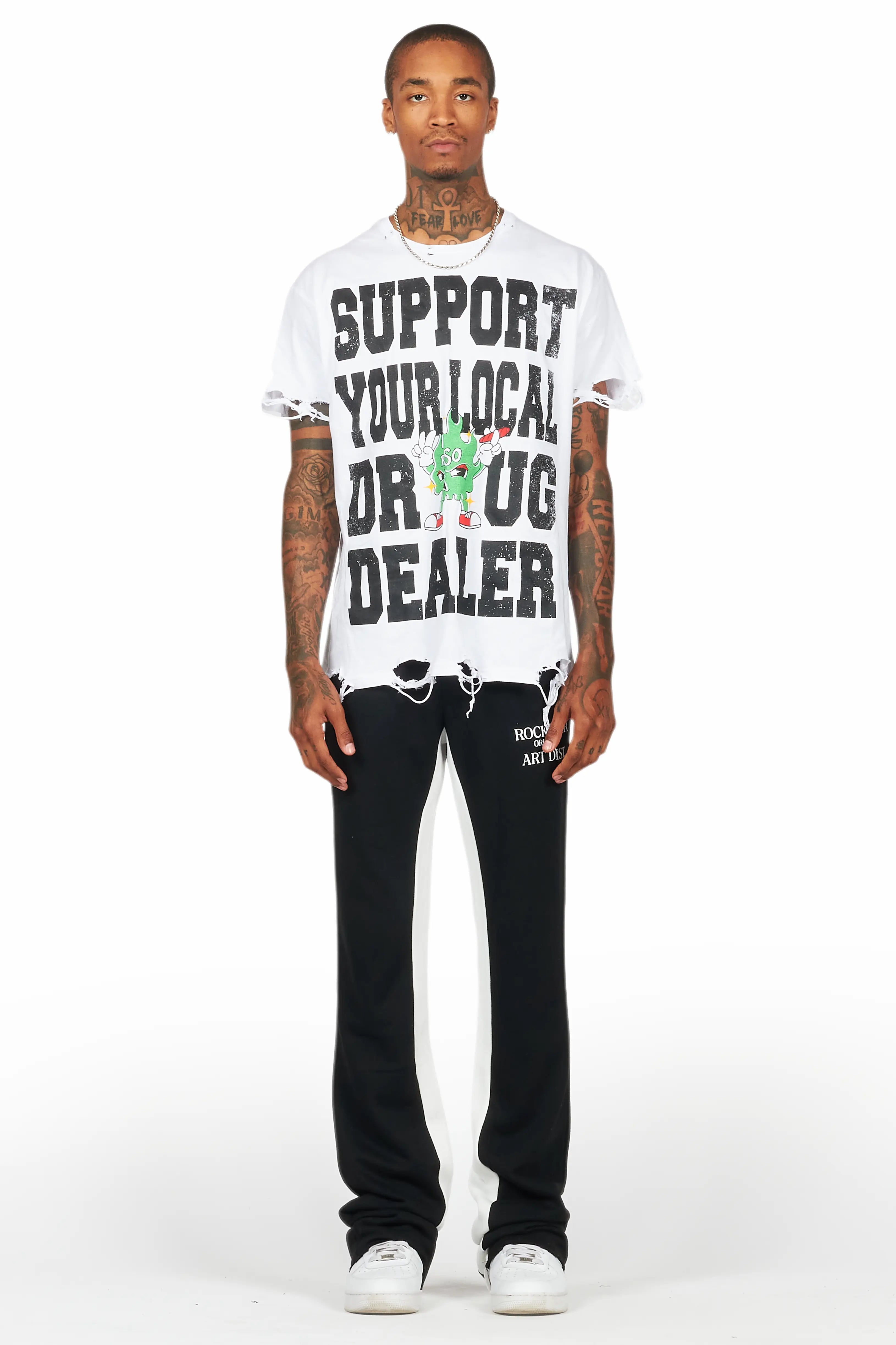 Briggs Black Baggy Pant