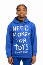 Boys M4 Toys Royal Blue/White Graphic Hoodie