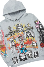 Santos Heather Grey Hoodie/Baggy Track Pant Set