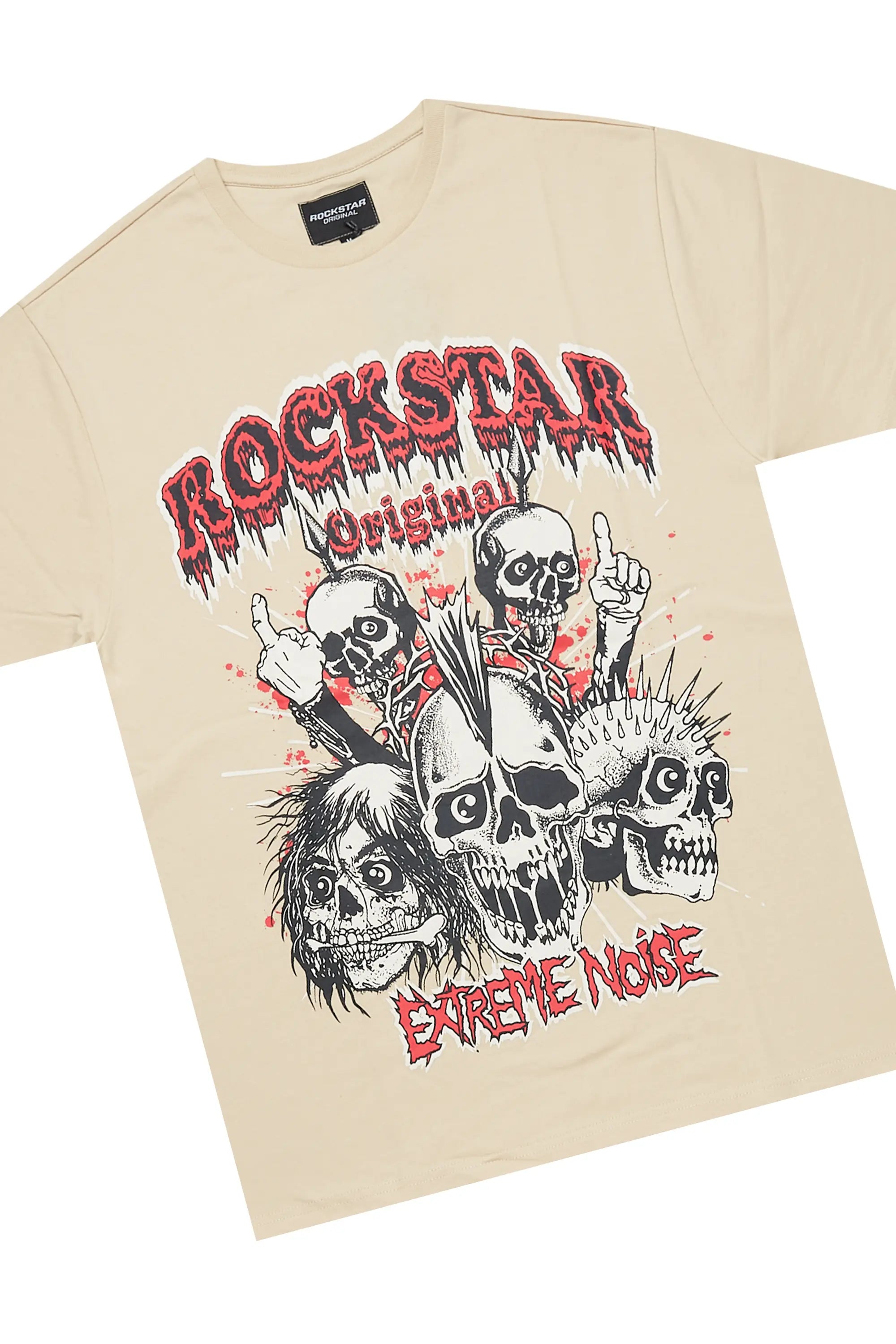 Tabor Beige T-Shirt/Short Set