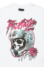 Girls Daija White Graphic T-Shirt