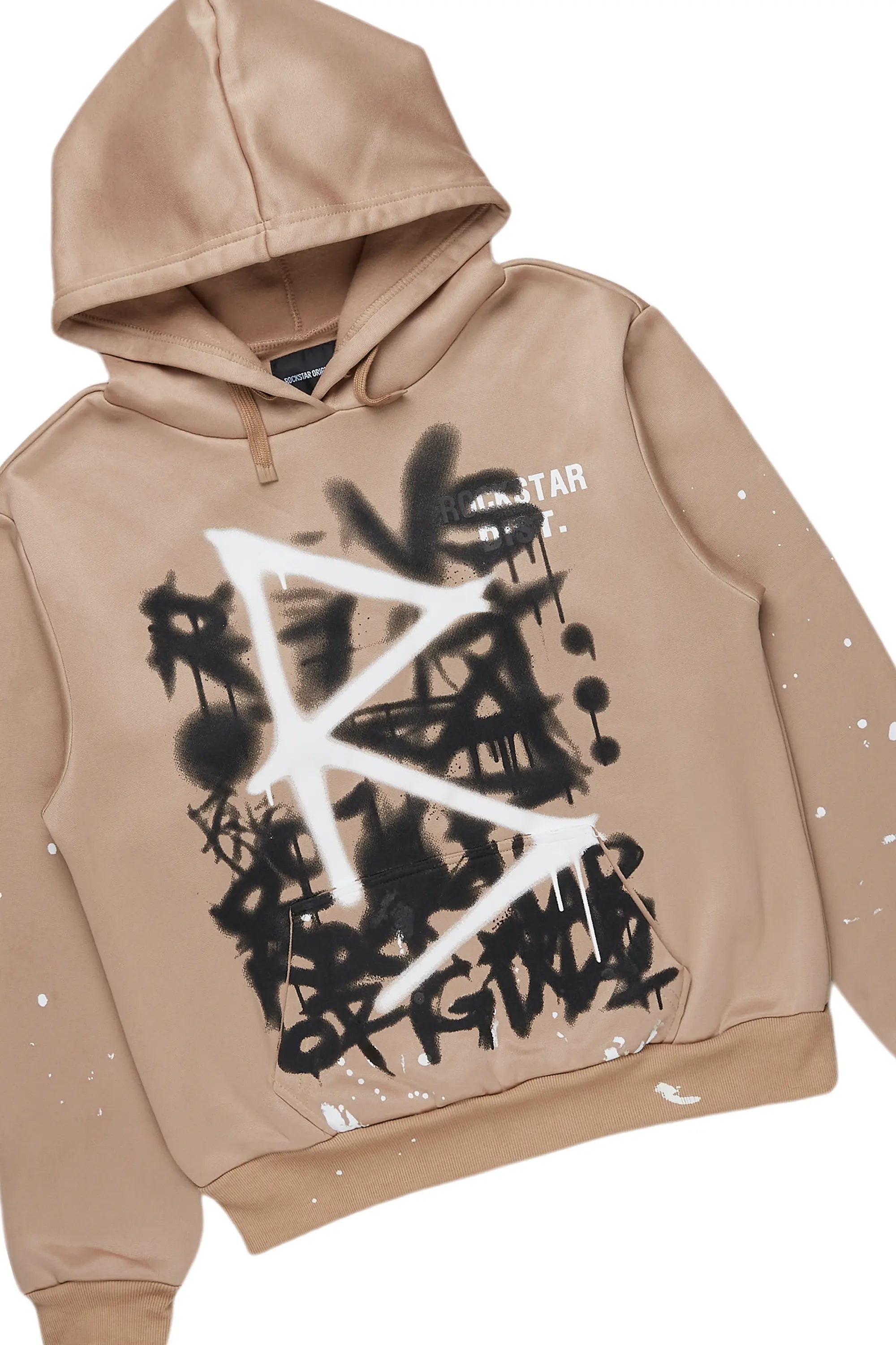 Javona Tan/Camo Hoodie/Super Stacked Jean Set