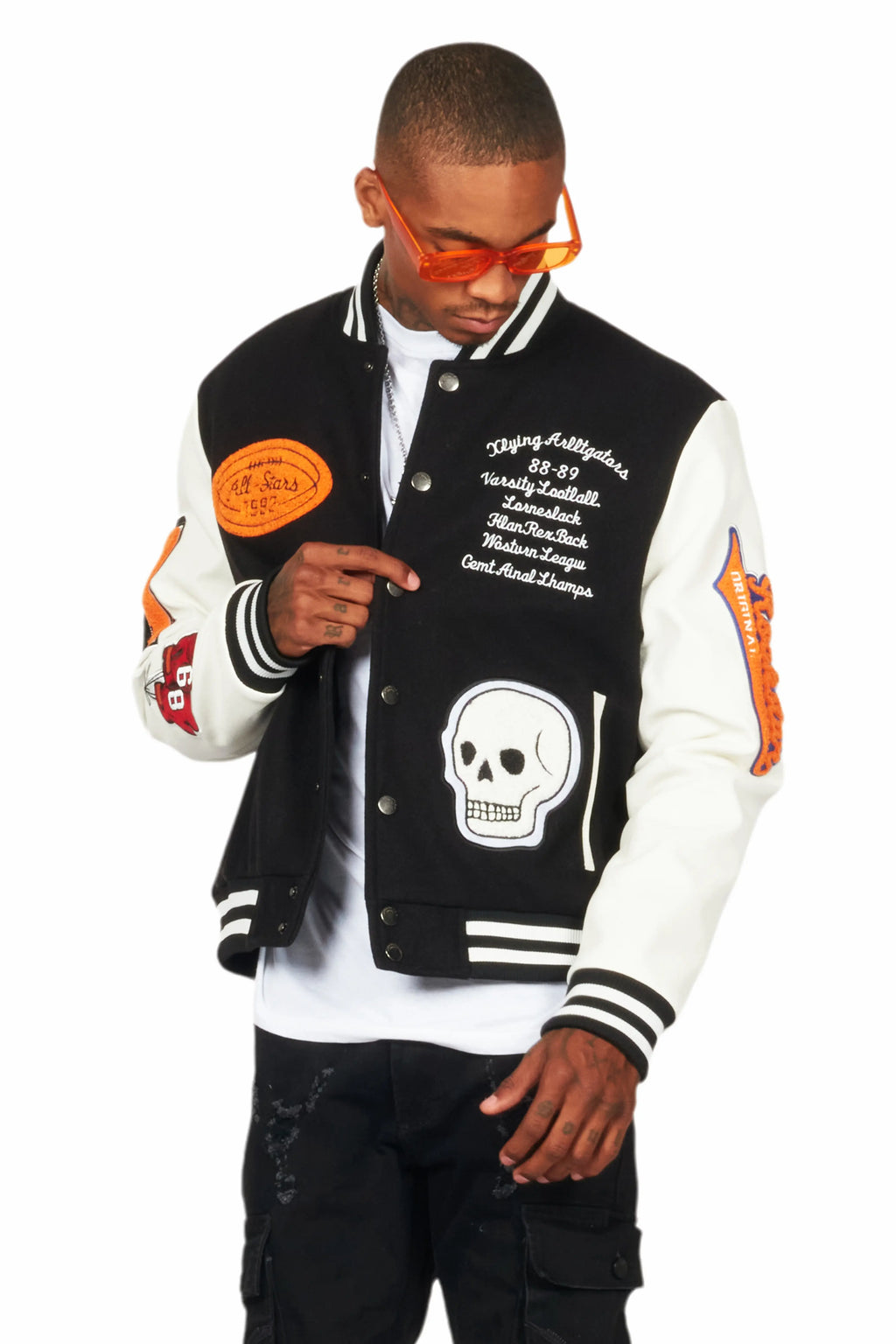 Eisen Black Varsity Jacket