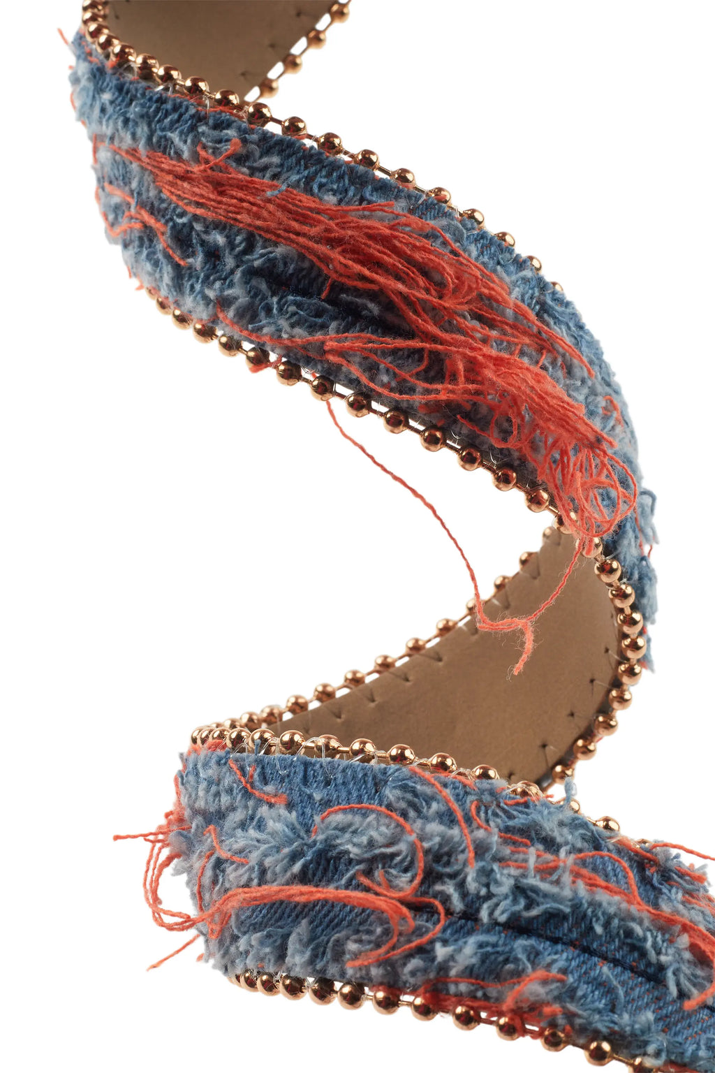 Rayelle Blue/Orange Denim Belt