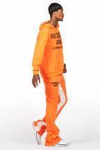 Lake Orange Hoodie/Baggy Track Pant Set