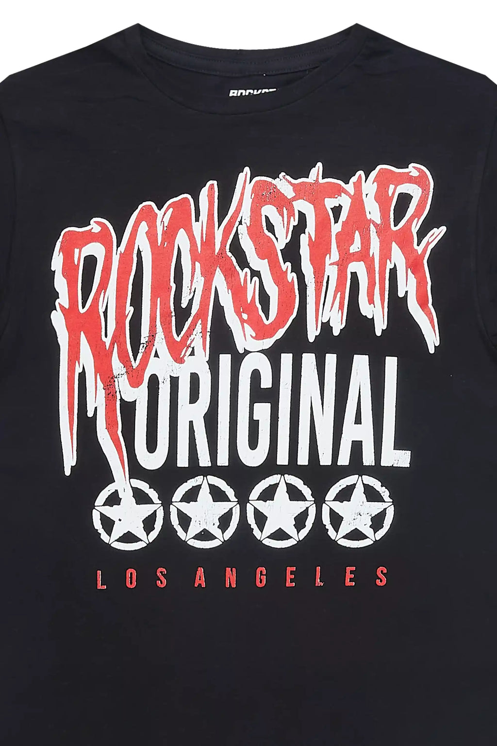 Boys Wizzurd Black/Red Graphic T-Shirt