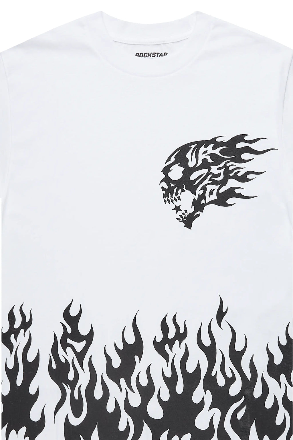 Bubble White/Black Oversized Graphic T-Shirt