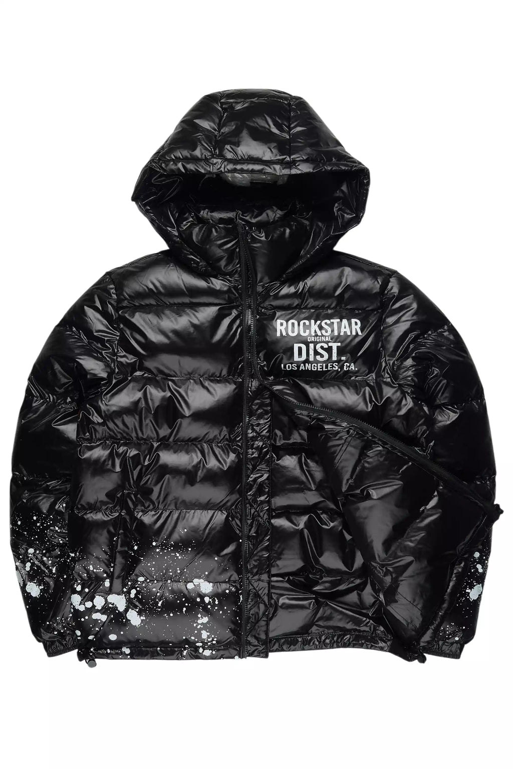 Raffer Black Heavy Puffer Jacket