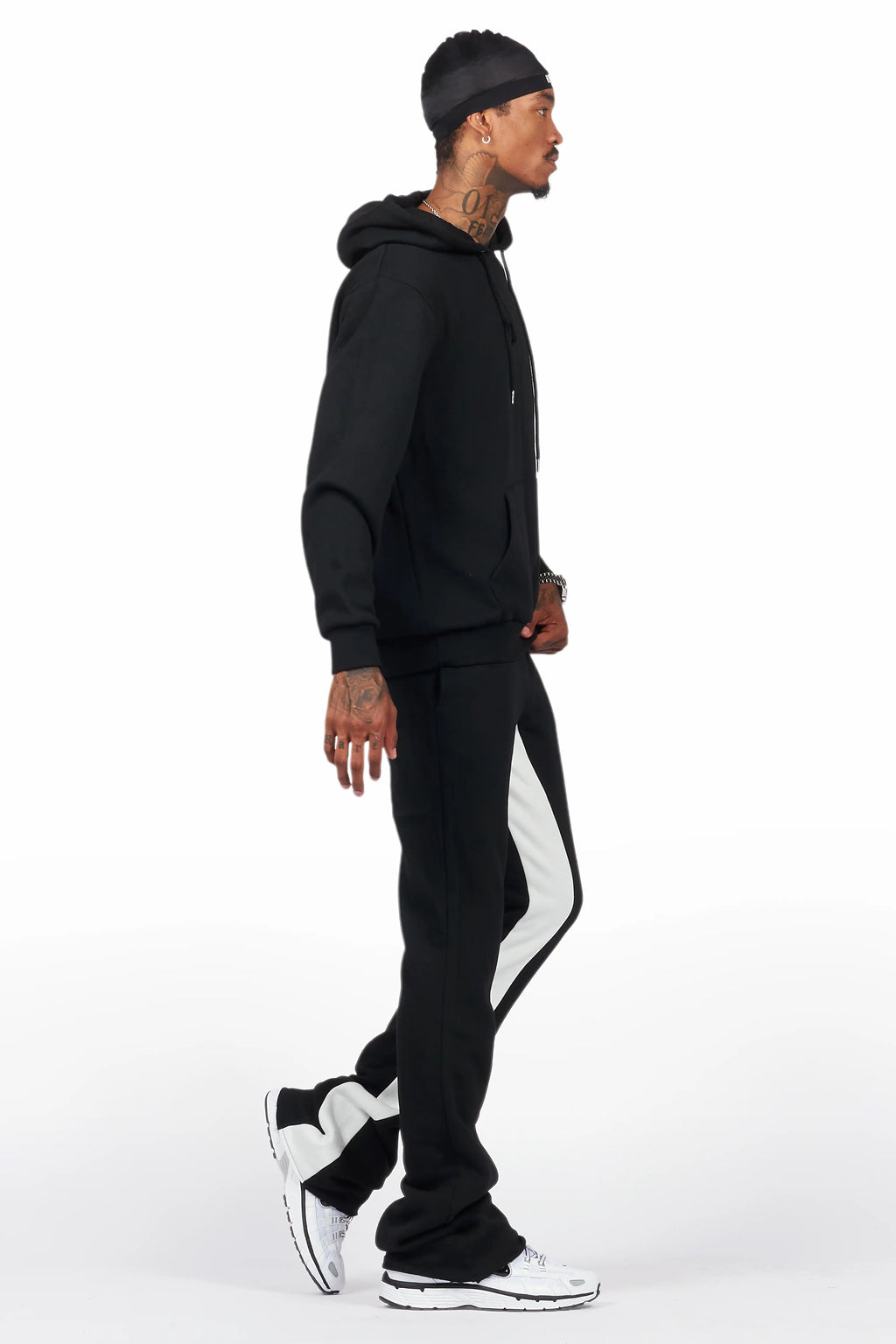 Briggs Black Hoodie/Baggy Fit Pant Set