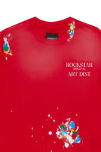 Girls Palmira Red Graphic T-Shirt