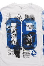 Grill White Long Sleeve Graphic T-Shirt