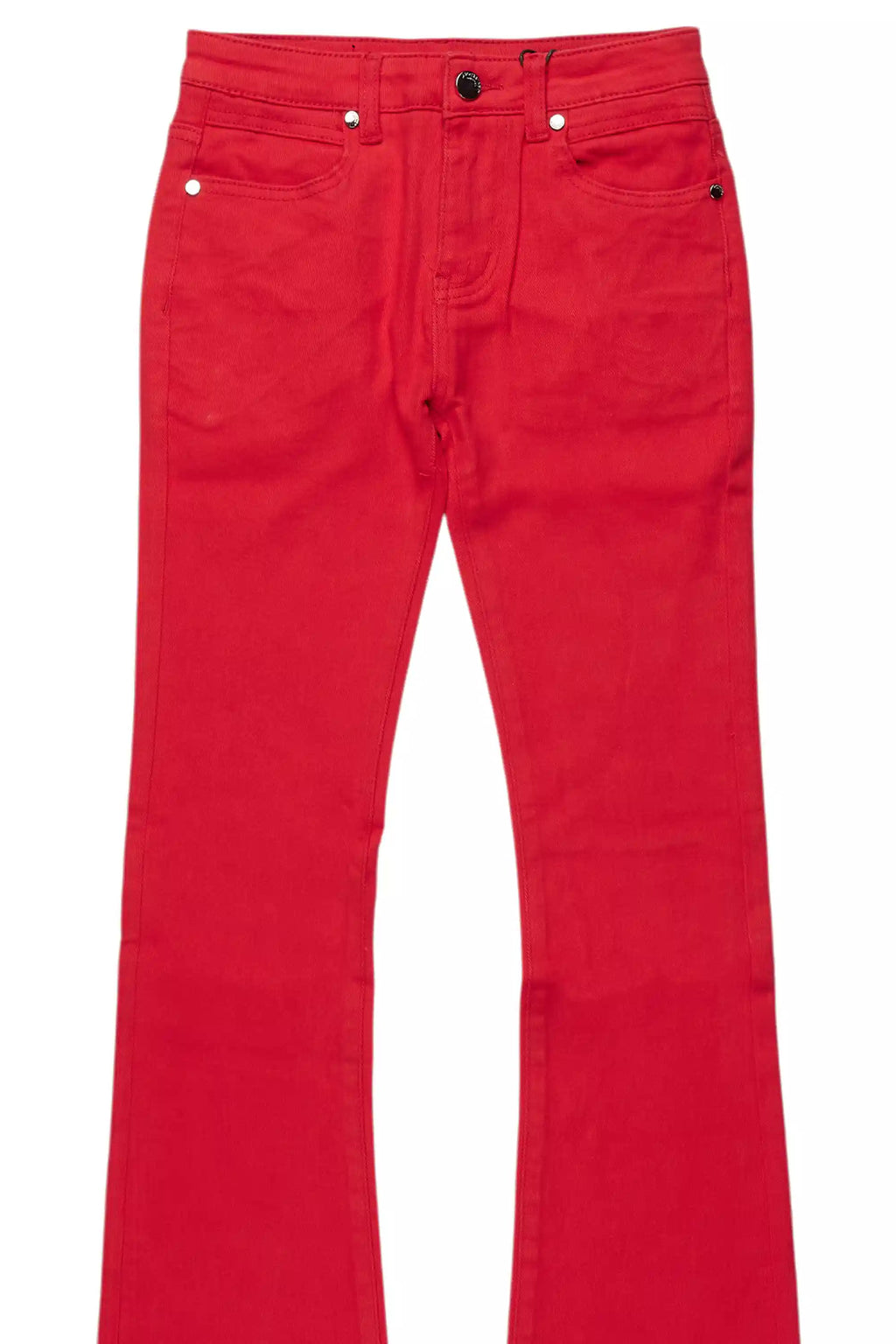 Boys Dag Red Stacked Flare Jean