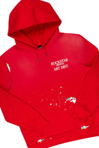 Rockstar Art Dist. Red Hoodie/Stacked Flare Set