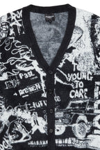 Jalecia Black Knit Cardigan