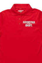 Girls Art Dist Red Polo