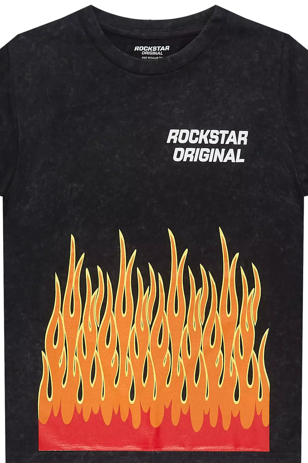 Boys Roeland Vintage Black Graphic T-Shirt