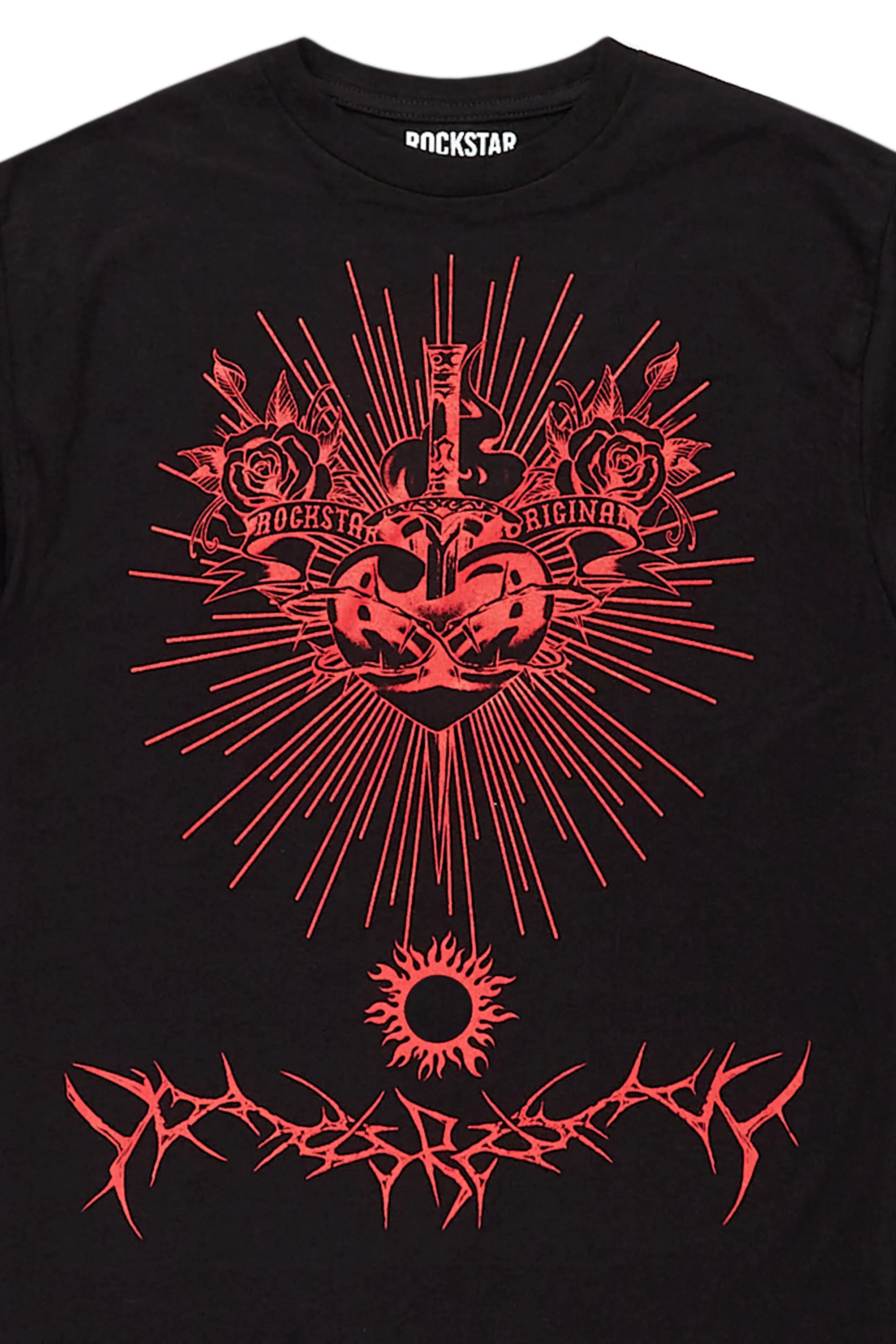 Leander Black Graphic T-Shirt