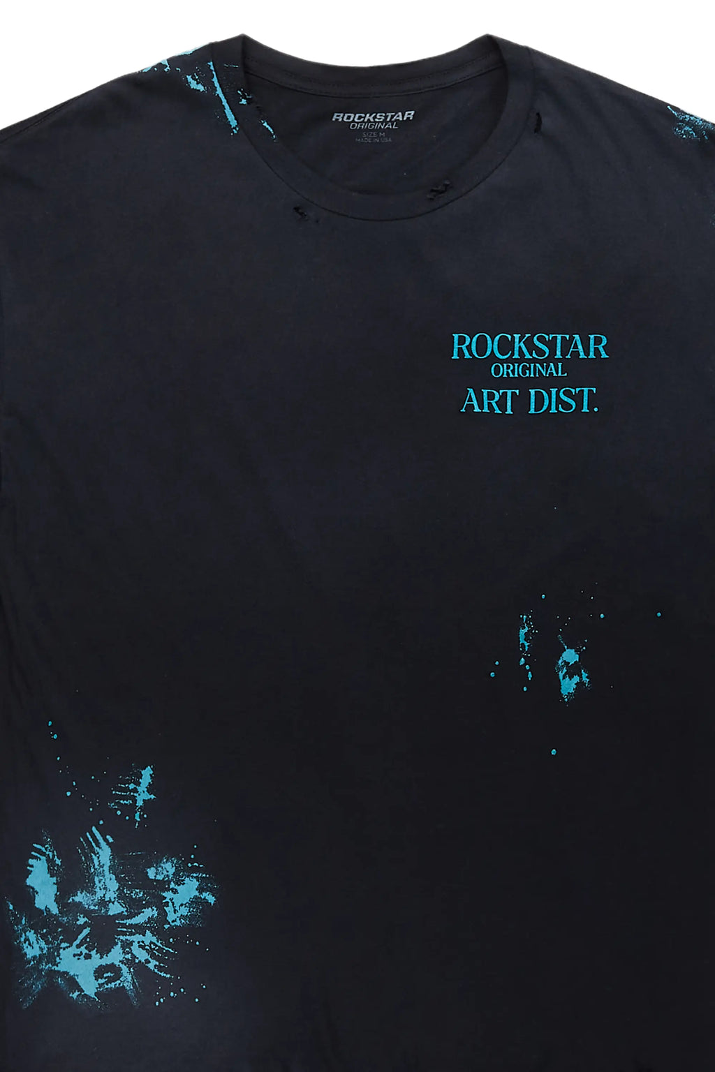 Farrell Black/Mint Graphic Oversized T-Shirt