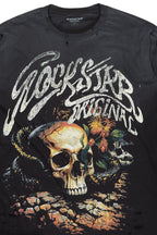 Anby Black Long Sleeve Graphic T-Shirt