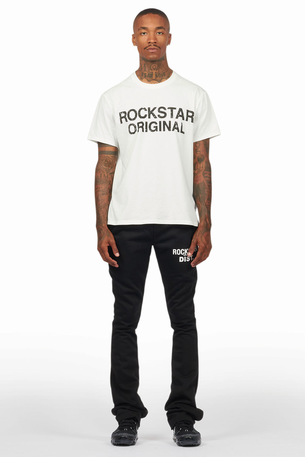 Alpine Black Stacked Flare Pant