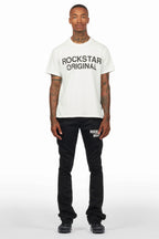 Alpine Black Stacked Flare Pant