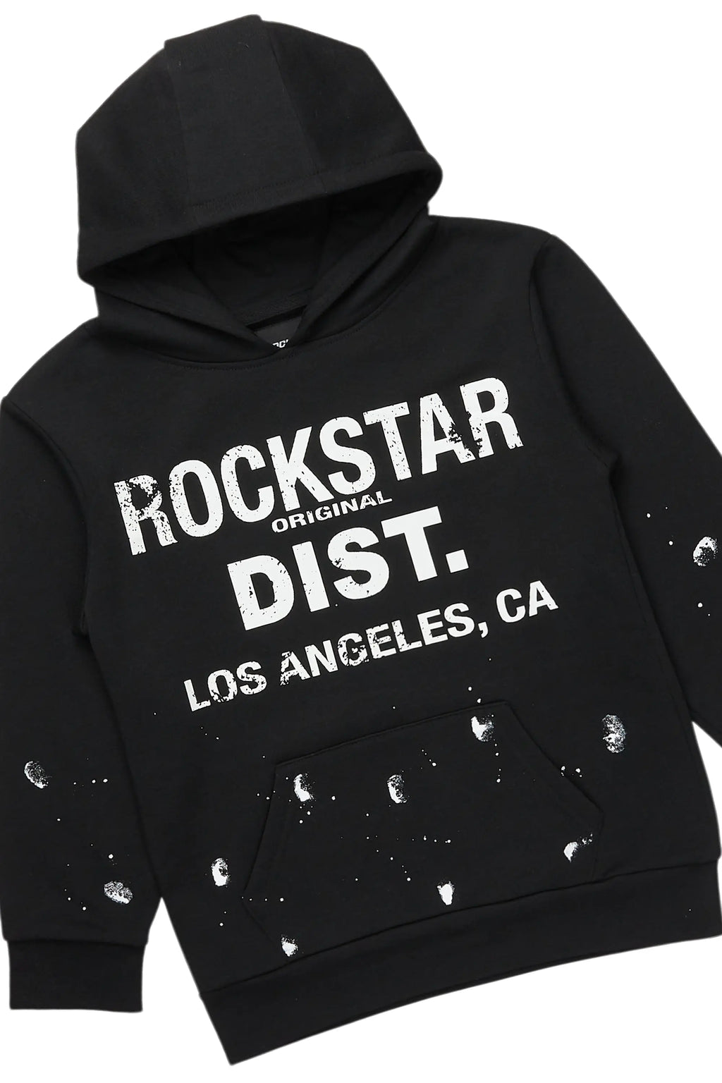 Boys Raffer Black/White Stacked Pant Set